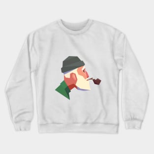 smoke _ old man mood Crewneck Sweatshirt